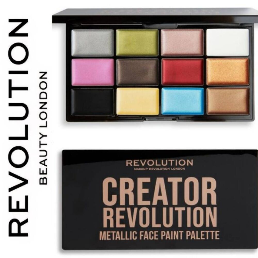 Revolution Beauty Creator Revolution Metallic Face Paint Palette